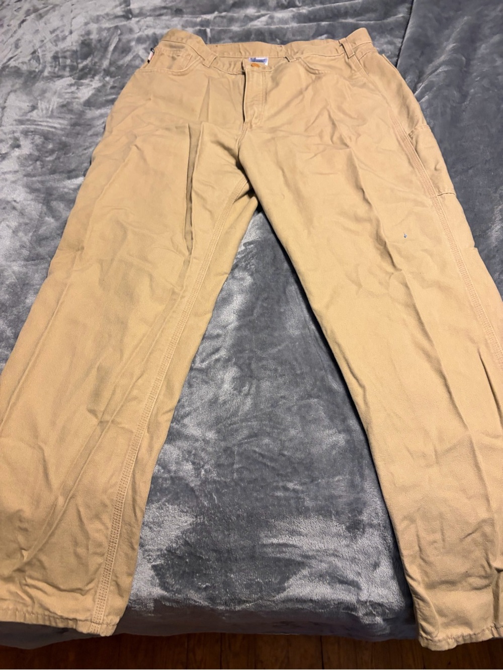 Carhartt Men's Khaki Straight-Leg Chinos